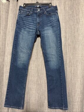 Hollister Men's Medium Blue Slim Straight Jeans